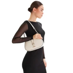 Borsa Donna a Spalla GUESS Linea Carrie Colore Stone