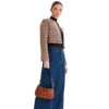 Borsa Donna a Spalla GUESS Linea Carrie Colore Cuoio
