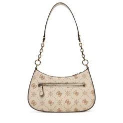 Borsa Donna a Spalla GUESS Linea Carrie Colore Vanilla Logo