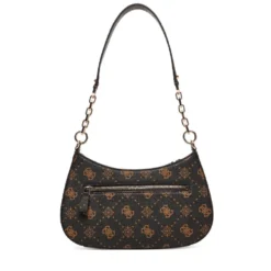 Borsa Donna a Spalla GUESS Linea Carrie Colore Espresso Logo
