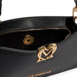 Borsa Donna a Spalla LOVE MOSCHINO linea Soft Sculpt Nera
