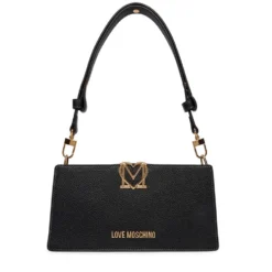Borsa Donna a Spalla LOVE MOSCHINO linea Soft Sculpt Nera