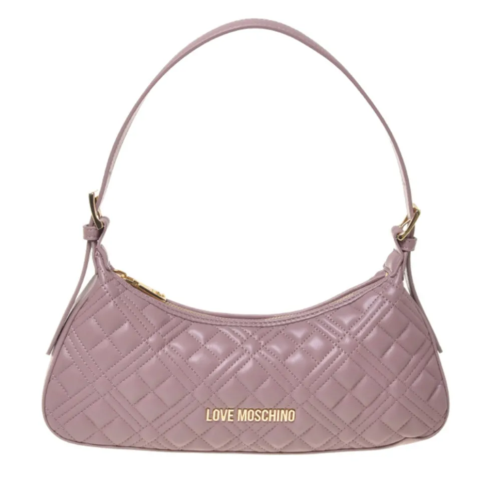 Borsa Donna a Spalla LOVE MOSCHINO in Ecopelle Trapuntata Rosa