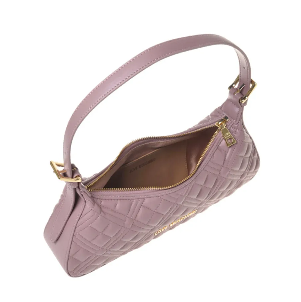 Borsa Donna a Spalla LOVE MOSCHINO in Ecopelle Trapuntata Rosa