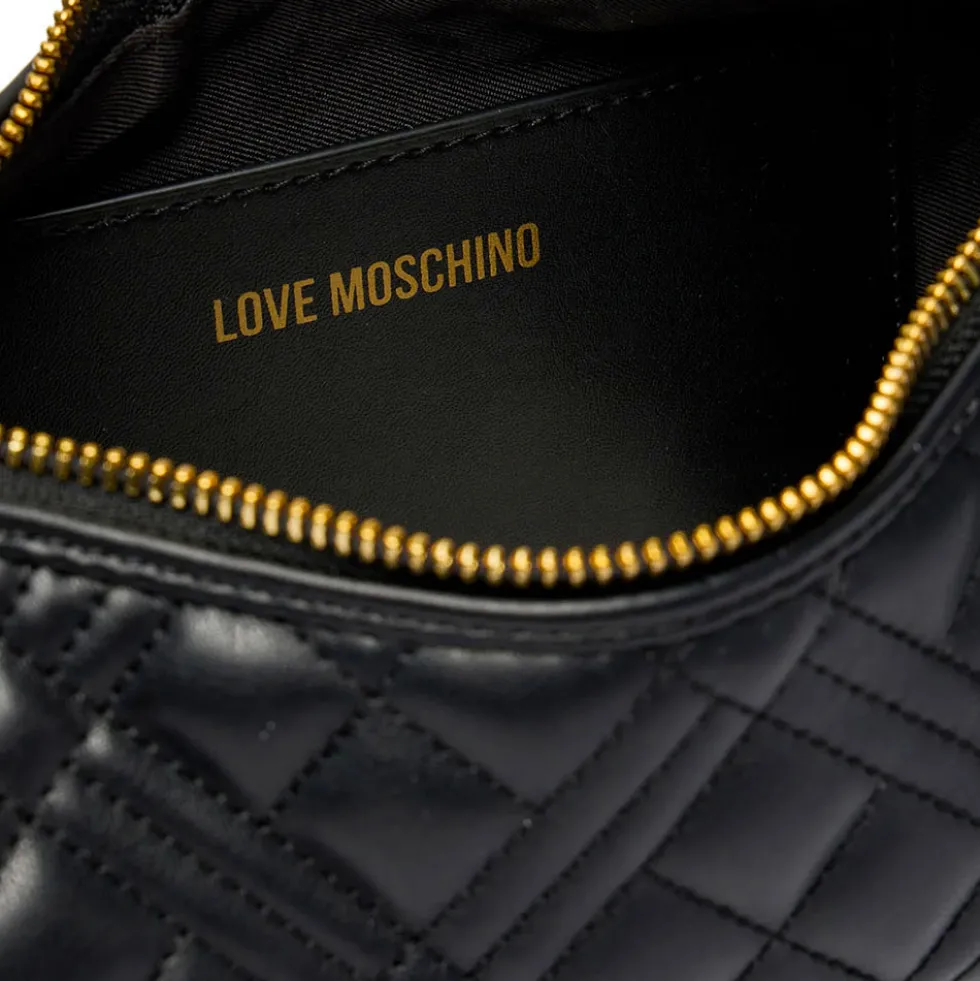 Borsa Donna a Spalla LOVE MOSCHINO in Ecopelle Trapuntata Nera