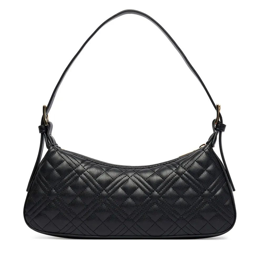 Borsa Donna a Spalla LOVE MOSCHINO in Ecopelle Trapuntata Nera