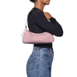Borsa Donna a Spalla LOVE MOSCHINO in Ecopelle Effetto Vernice Rosa