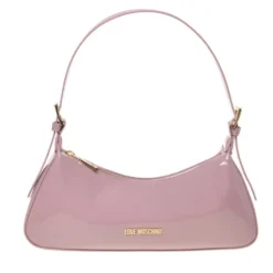 Borsa Donna a Spalla LOVE MOSCHINO in Ecopelle Effetto Vernice Rosa