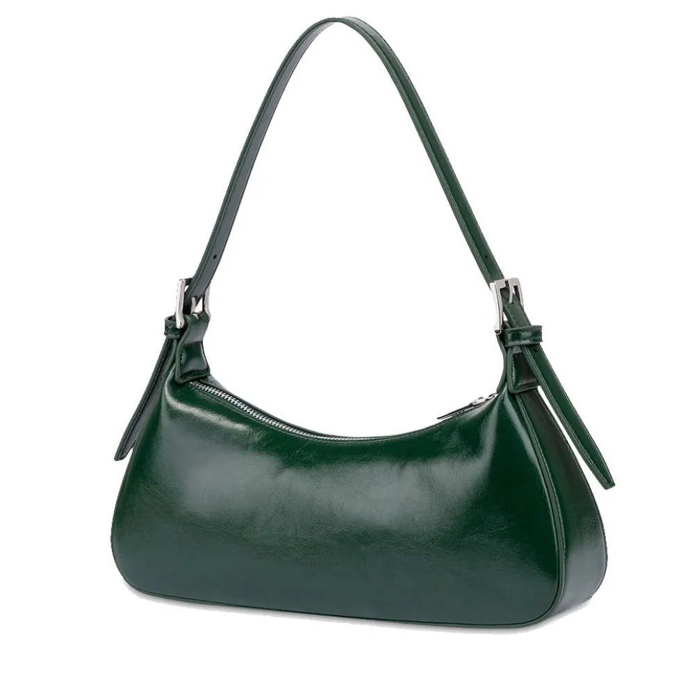 Borsa Donna a Spalla LOVE MOSCHINO in Ecopelle Soft Verde Scuro