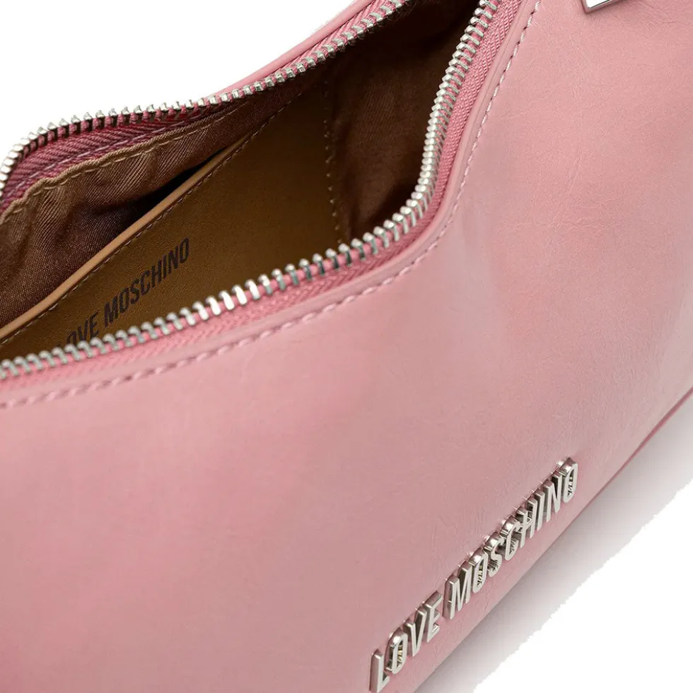 Borsa Donna a Spalla LOVE MOSCHINO in Ecopelle Soft Rosa Antico