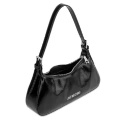 Borsa Donna a Spalla LOVE MOSCHINO in Ecopelle Soft Nera