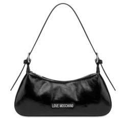 Borsa Donna a Spalla LOVE MOSCHINO in Ecopelle Soft Nera