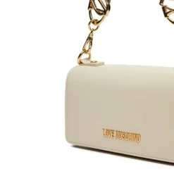 Borsa Donna a Spalla LOVE MOSCHINO linea Jewel Avorio