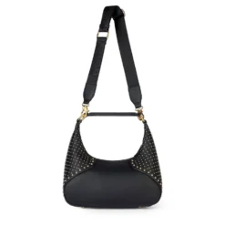Borsa Donna a Spalla Media BRACCIALINI linea Rock colore Nero