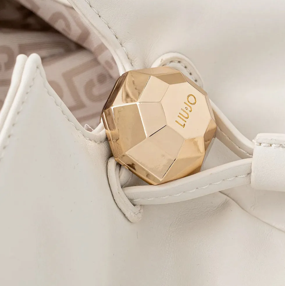 Borsa Donna a Spalla Media LIU JO Better linea Riccy color Crema