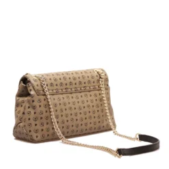 Borsa Donna a Spalla POLLINI Linea Heritage Soft Taupe e Nero