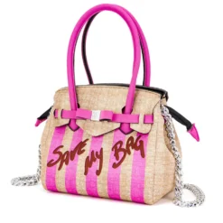 Borsa Donna a Spalla SAVE MY BAG in Lycra linea Miss Misura M Colore Fuxia