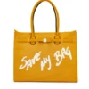 Borsa Donna a Spalla SAVE MY BAG in Canvas e Lycra linea Nykol Colore Ocra