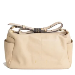 Borsa Donna a Spalla THE BRIDGE linea Letizia in Pelle color Burro