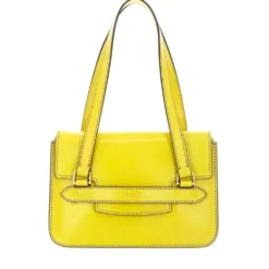 Borsa Donna a Spalla THE BRIDGE linea Lucrezia in Pelle color Lime
