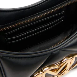 Borsa Donna a Spalla Trapuntata LOVE MOSCHINO linea Embossed Nera