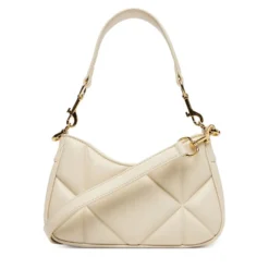 Borsa Donna a Spalla Trapuntata LOVE MOSCHINO linea Embossed Avorio