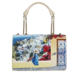 Borsa Donna a Spalla Y NOT YES-471 Greek Summer