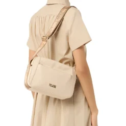 Borsa Donna a Tracolla 1A Classe Alviero Martini linea Breeze Nylon Sabbia LE47