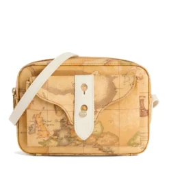 Borsa Donna a Tracolla 1A Classe Alviero Martini linea Escape Geo stampa Geo Classic e Avorio LE63
