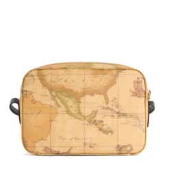 Borsa Donna a Tracolla 1A Classe Alviero Martini linea Escape Geo stampa Geo Classic e Nero LE63