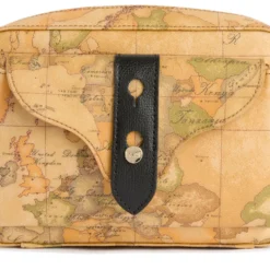 Borsa Donna a Tracolla 1A Classe Alviero Martini linea Escape Geo stampa Geo Classic e Nero LE63