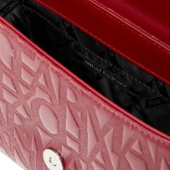 Borsa Donna a Tracolla ARMANI EXCHANGE colore Red Dahlia Lucido Linea Liz