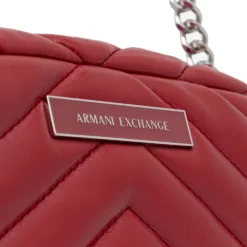 Borsa Donna a Tracolla Chiusa con Zip ARMANI EXCHANGE Colore Red Dahlia