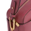 Borsa Donna a Tracolla chiusa con Zip COCCINELLE in Pelle Linea Liya Signature colore Rosewood