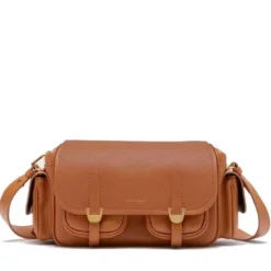 Borsa Donna a Tracolla COCCINELLE in Pelle Colore Cuir linea Campus Medium