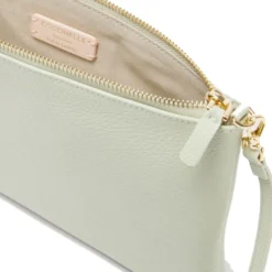 Borsa Donna a Tracolla COCCINELLE in Pelle Celadon Green Linea Best Medium