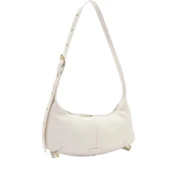 Borsa Donna a Tracolla COCCINELLE in Pelle linea Abigail Colore Blanco
