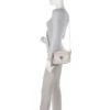 Borsa Donna a Tracolla COCCINELLE in Canvas Monogram e Pelle Blanco - Rosette linea Beat Small