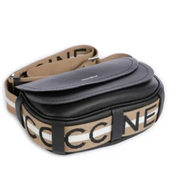 Borsa Donna a Tracolla COCCINELLE in Pelle linea Raquel Colore Noir - Cuir Misura Piccola