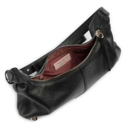 Borsa Donna a Tracolla COCCINELLE in Pelle linea Abigail Colore Nero