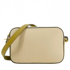 Borsa Donna a Tracolla COCCINELLE Linea Tebe Colore Sandshell - Pearl - Seagrass