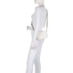 Borsa Donna a Tracolla COCCINELLE Linea Tebe Colore Pearl - E5MN555I101