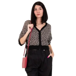 Borsa Donna a Tracolla COCCINELLE in Pelle Scarlet Linea Best Small