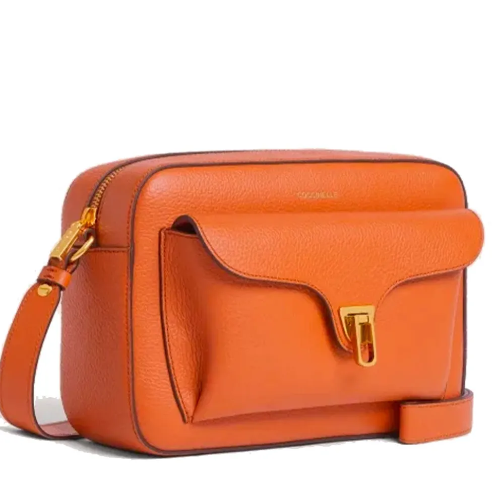 Borsa Donna a Tracolla COCCINELLE in Pelle Crab linea Beat Soft Misura Large