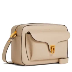 Borsa Donna a Tracolla COCCINELLE in Pelle Sandshell linea Beat Soft Misura Large