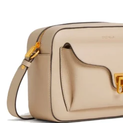 Borsa Donna a Tracolla COCCINELLE in Pelle Sandshell linea Beat Soft Misura Large