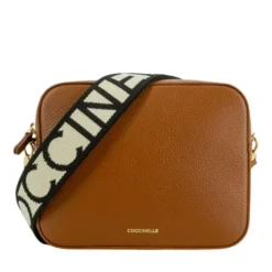 Borsa Donna a Tracolla COCCINELLE Linea Tebe Colore Cognac - E5MN555M301
