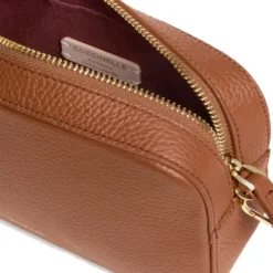Borsa Donna a Tracolla COCCINELLE Linea Tebe Colore Cognac - E5MN555I101