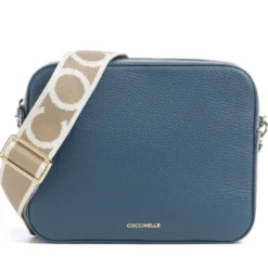 Borsa Donna a Tracolla COCCINELLE Linea Tebe Colore Deep Blue - E5MN555M301