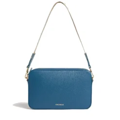 Borsa Donna a Tracolla COCCINELLE Linea Tebe Colore Deep Blue